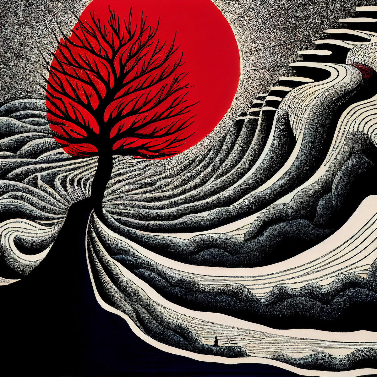 Ukiyo-e Landscape by Warwick #323