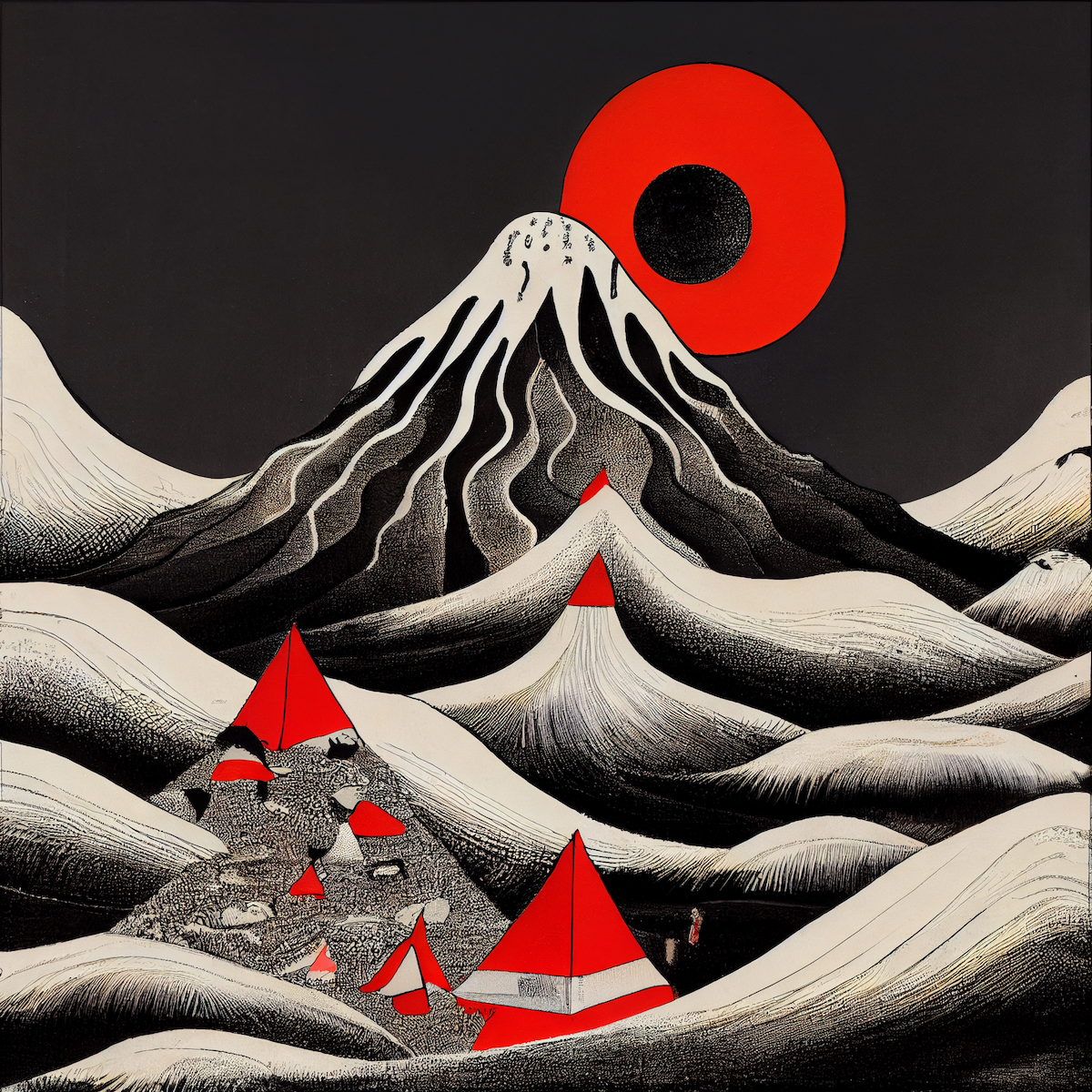 Ukiyo-e Landscape by Warwick #451