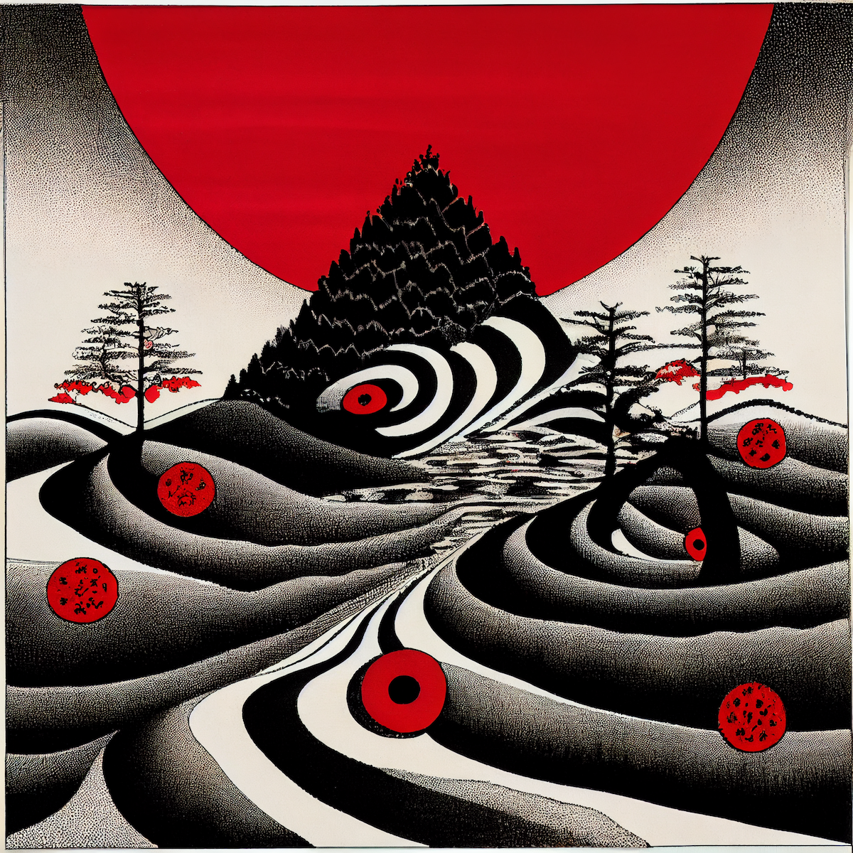 Ukiyo-e Landscape by Warwick #475