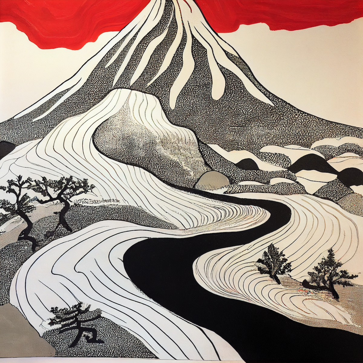 Ukiyo-e Landscape by Warwick #482