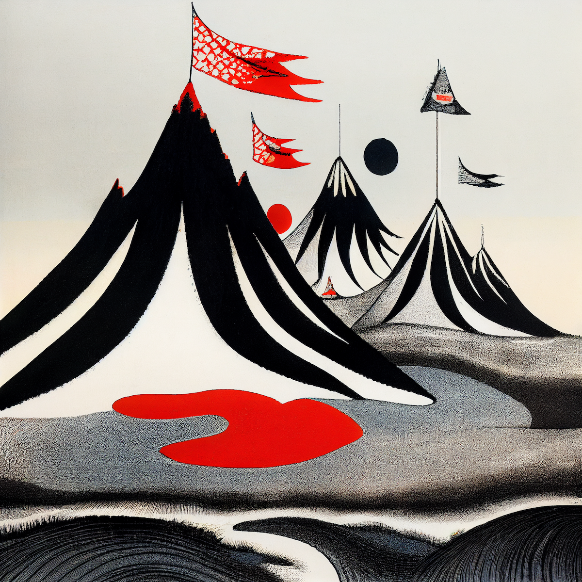 Ukiyo-e Landscape by Warwick #489