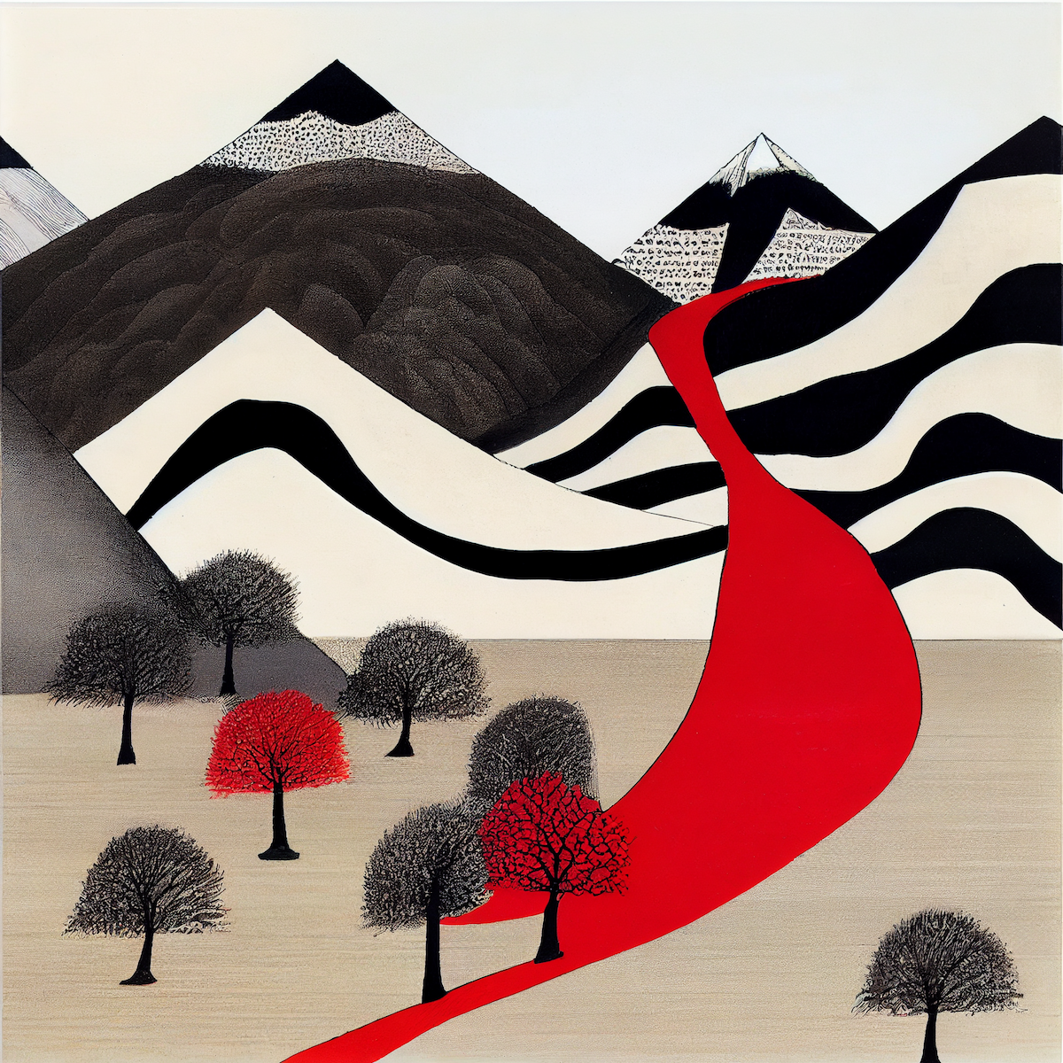 Ukiyo-e Landscape by Warwick #5
