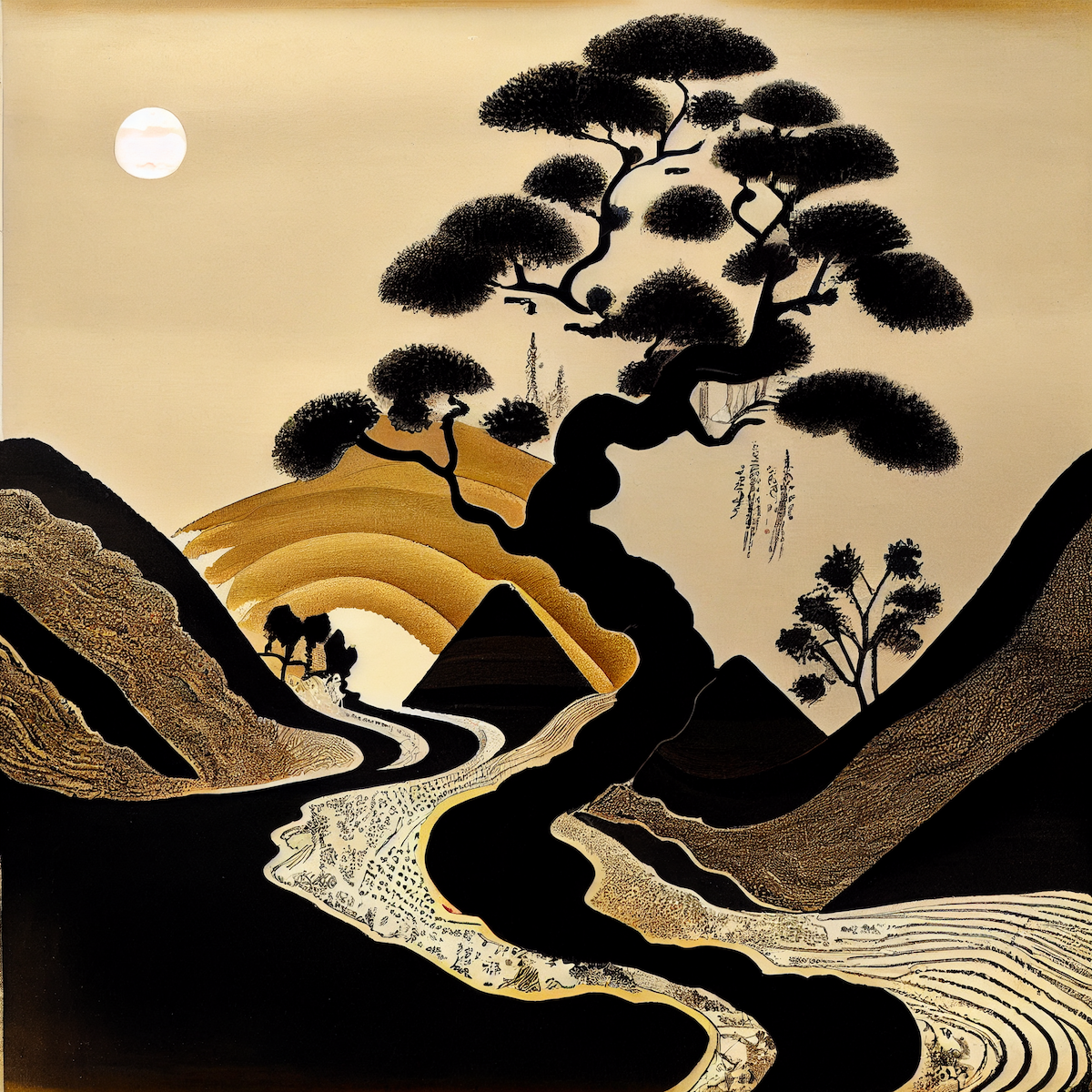 Ukiyo-e Landscape by Warwick #51