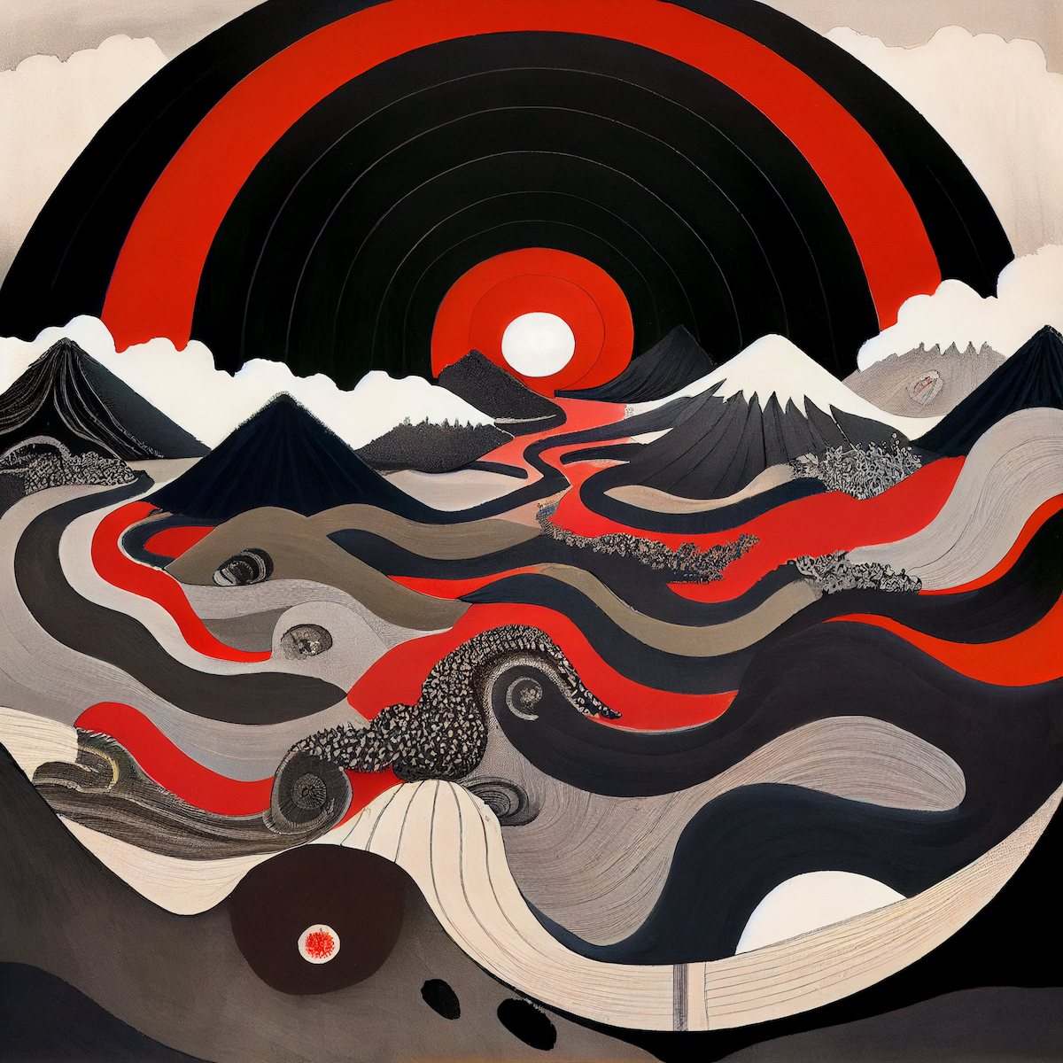 Ukiyo-e Landscape by Warwick #515