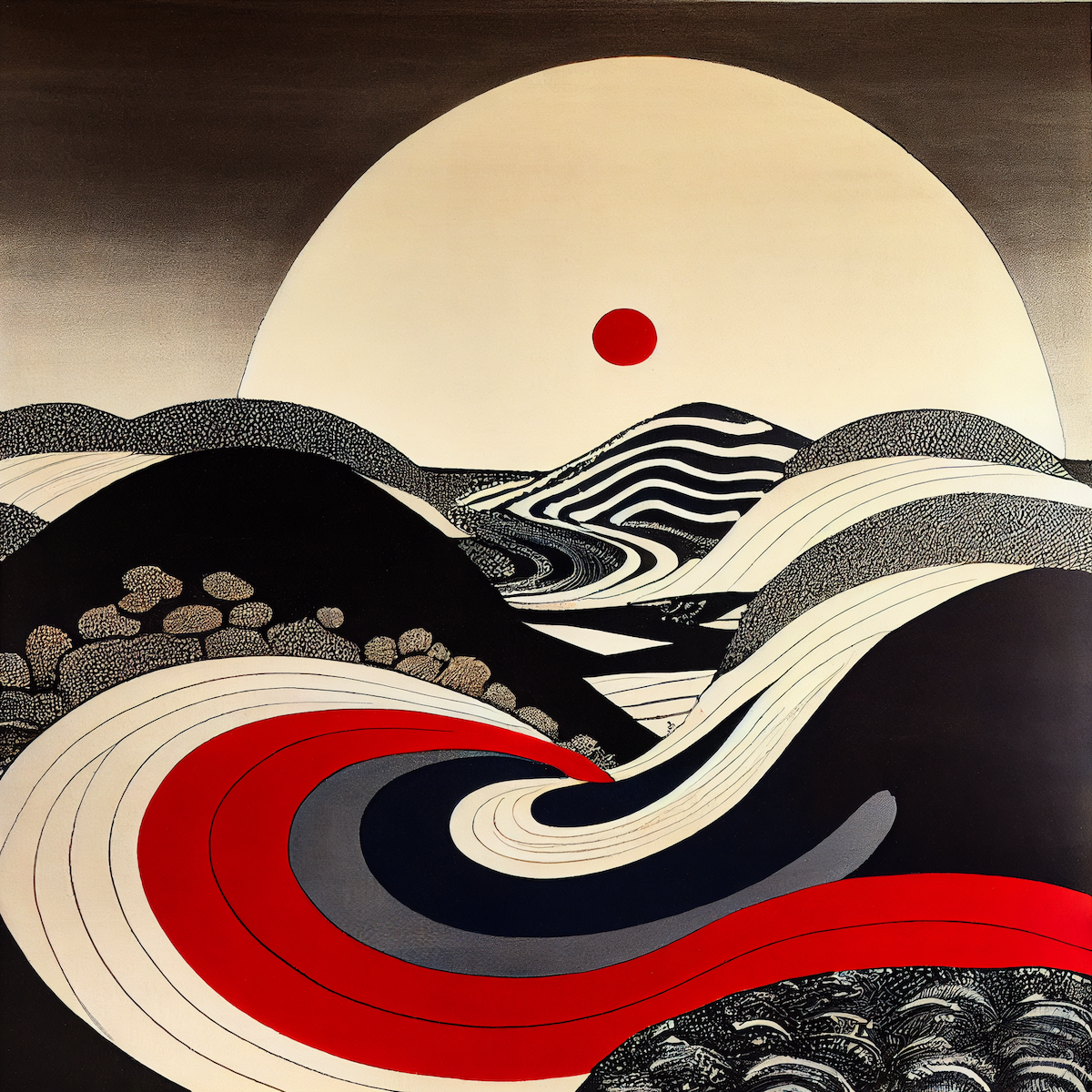 Ukiyo-e Landscape by Warwick #531