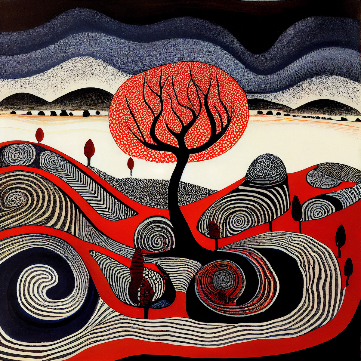 Ukiyo-e Landscape by Warwick #615