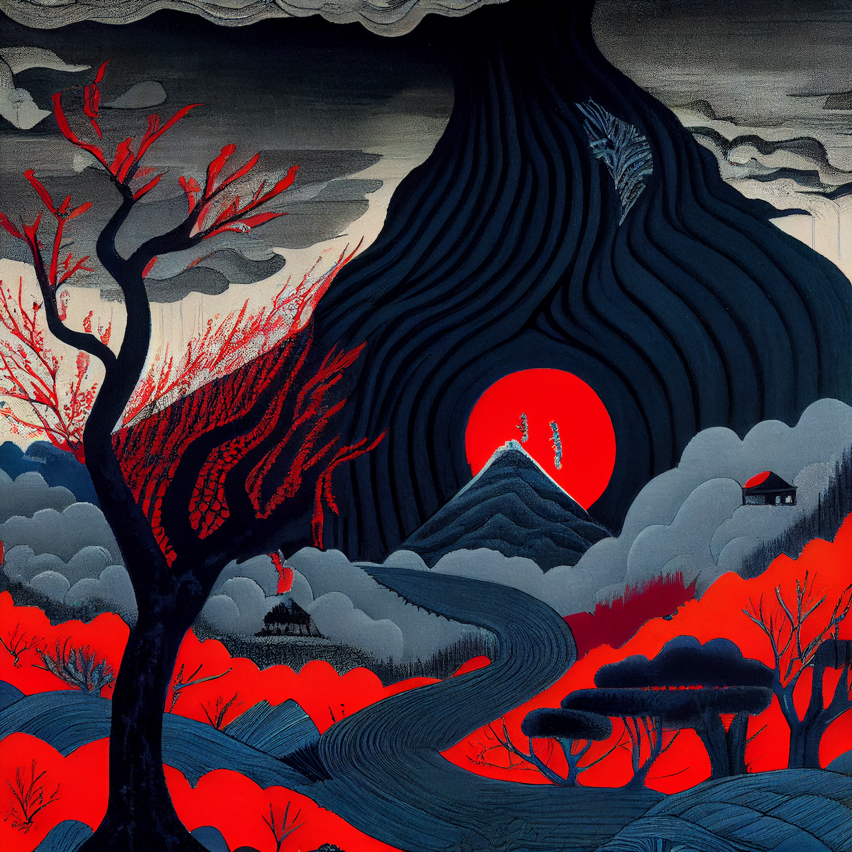 Ukiyo-e Landscape by Warwick #621
