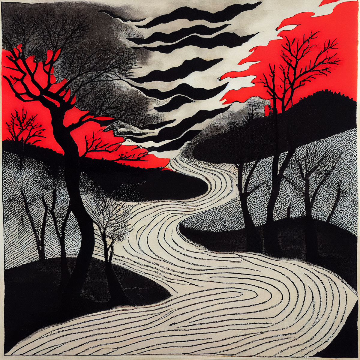Ukiyo-e Landscape by Warwick #622