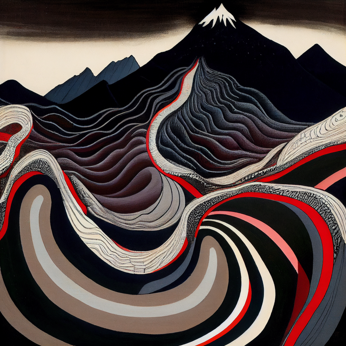 Ukiyo-e Landscape by Warwick #648