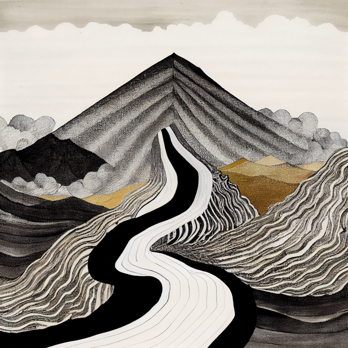 Ukiyo-e Landscape by Warwick #672