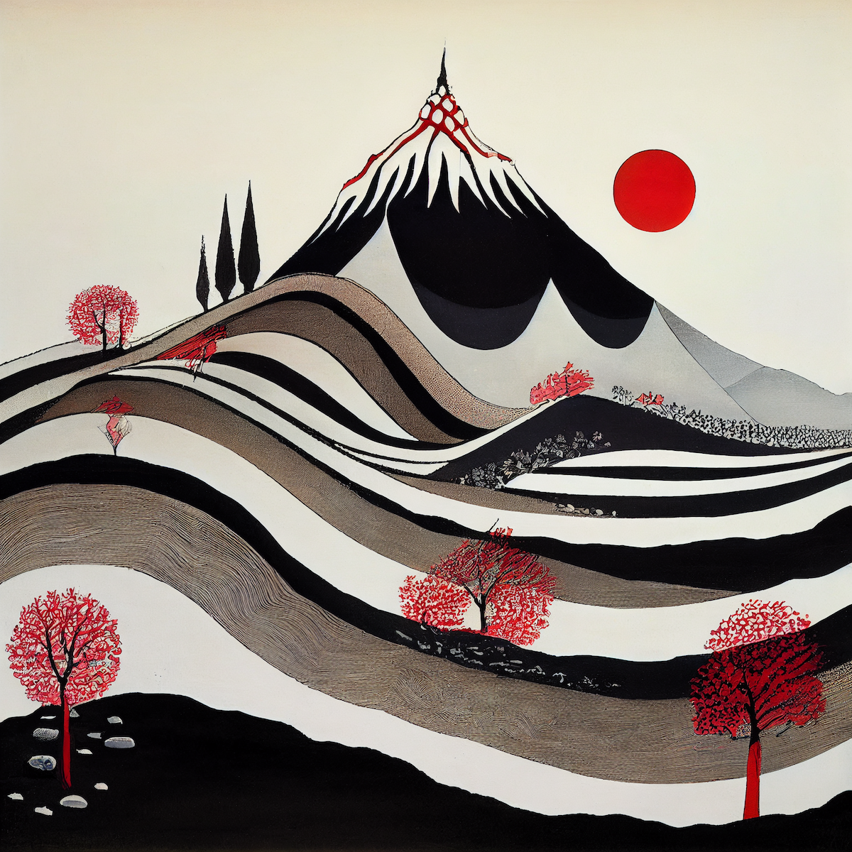 Ukiyo-e Landscape by Warwick #81