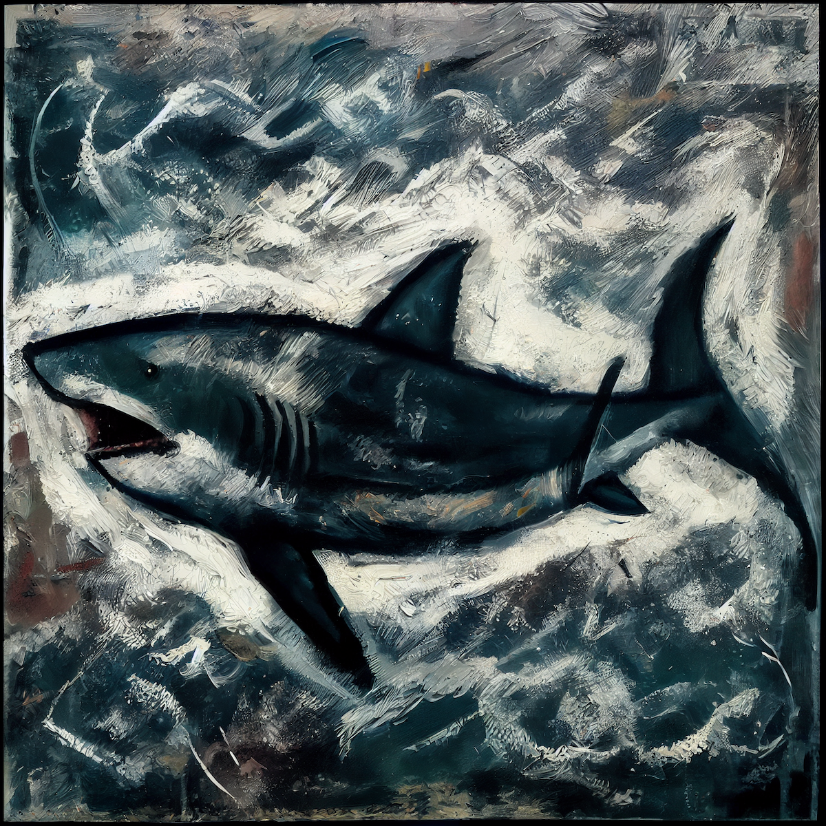 Abstract Shark by Kimi #158