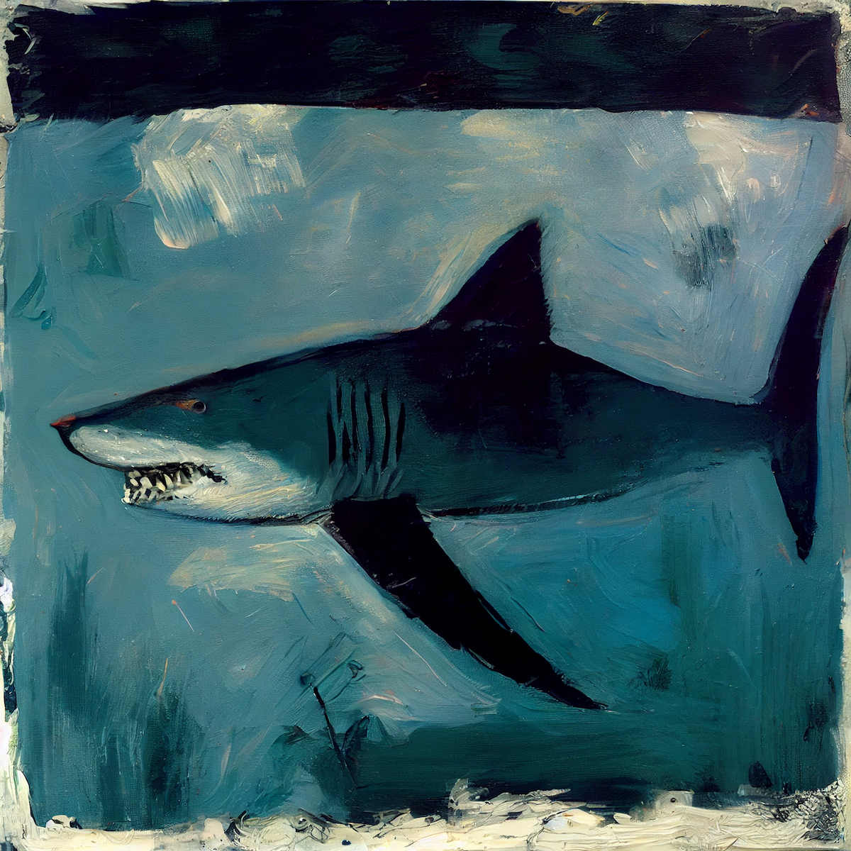 Abstract Shark by Kimi #215