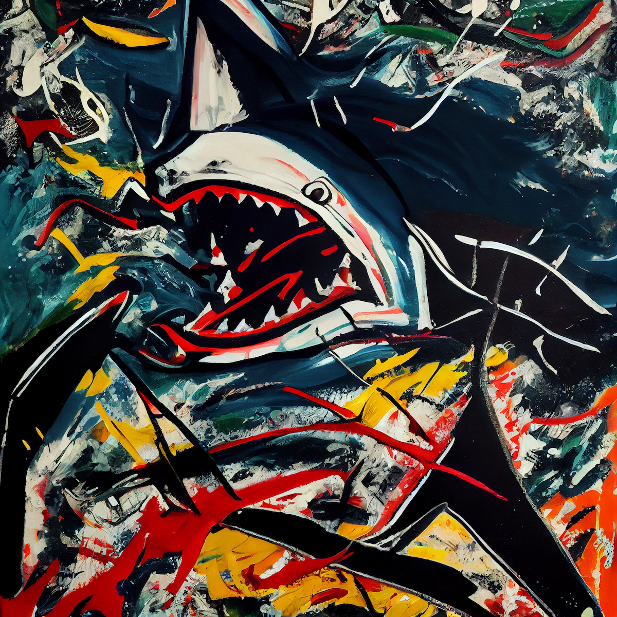 Abstract Shark by Kimi #233