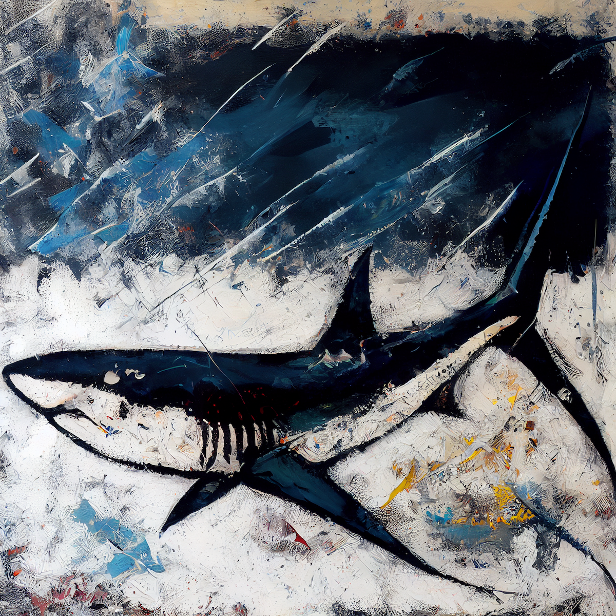 Abstract Shark by Kimi #237