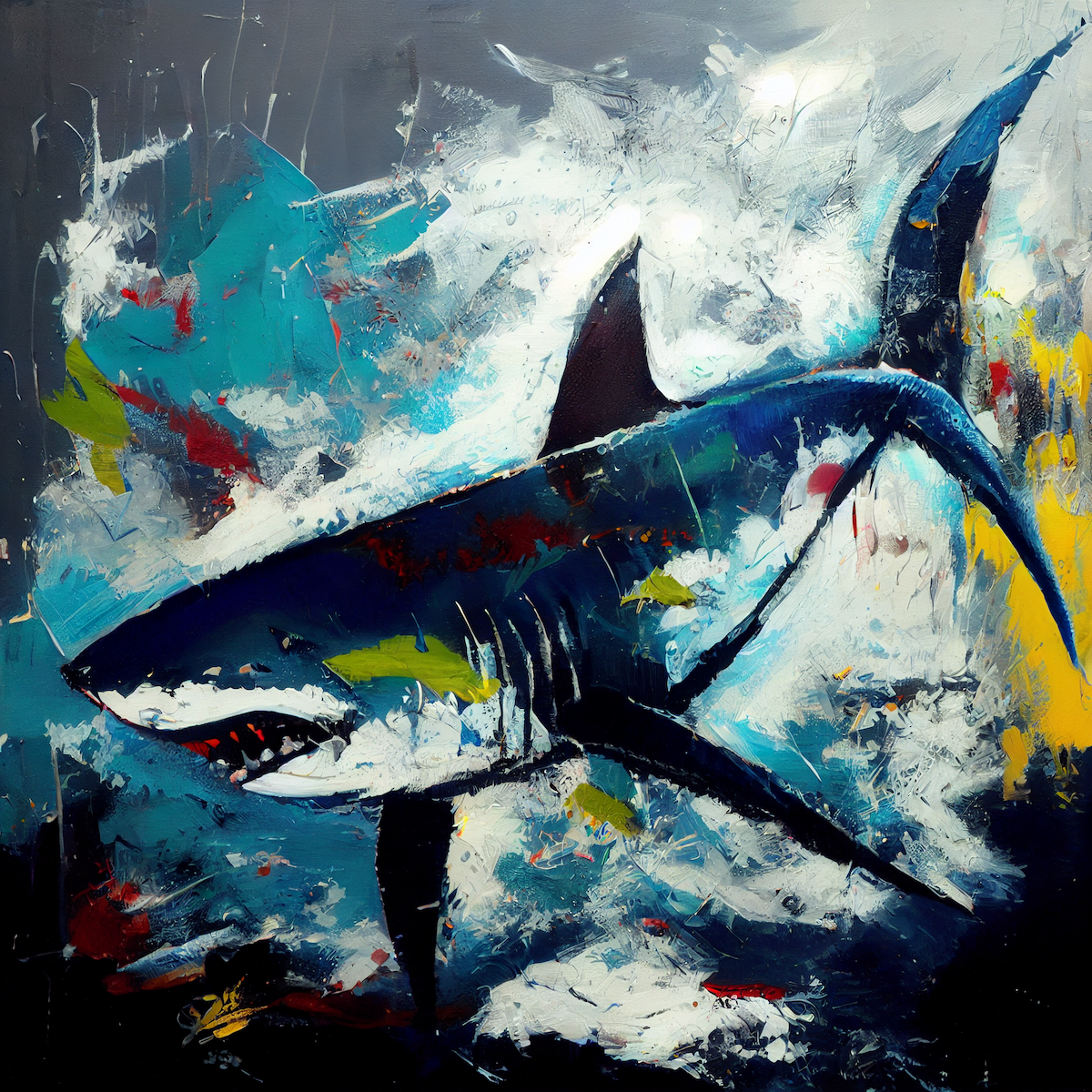 Abstract Shark by Kimi #312