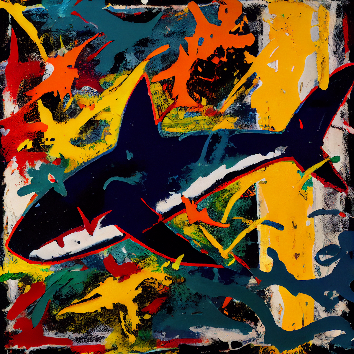 Abstract Shark by Kimi #322