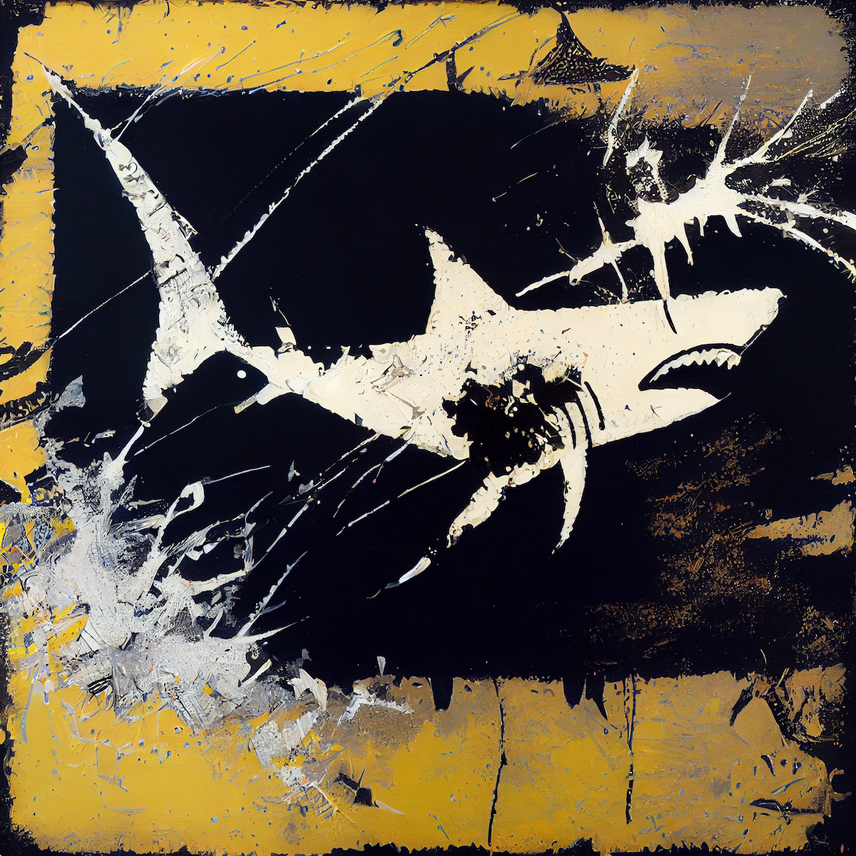 Abstract Shark by Kimi #43