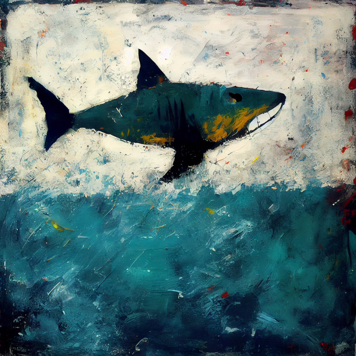 Abstract Shark by Kimi #544