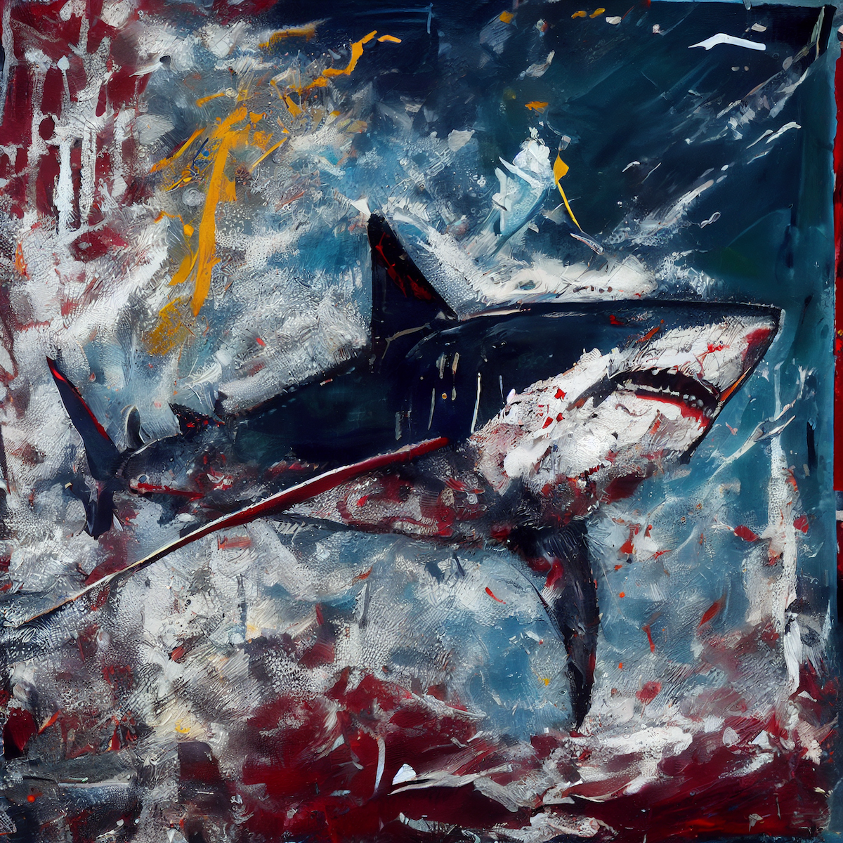 Abstract Shark by Kimi #598