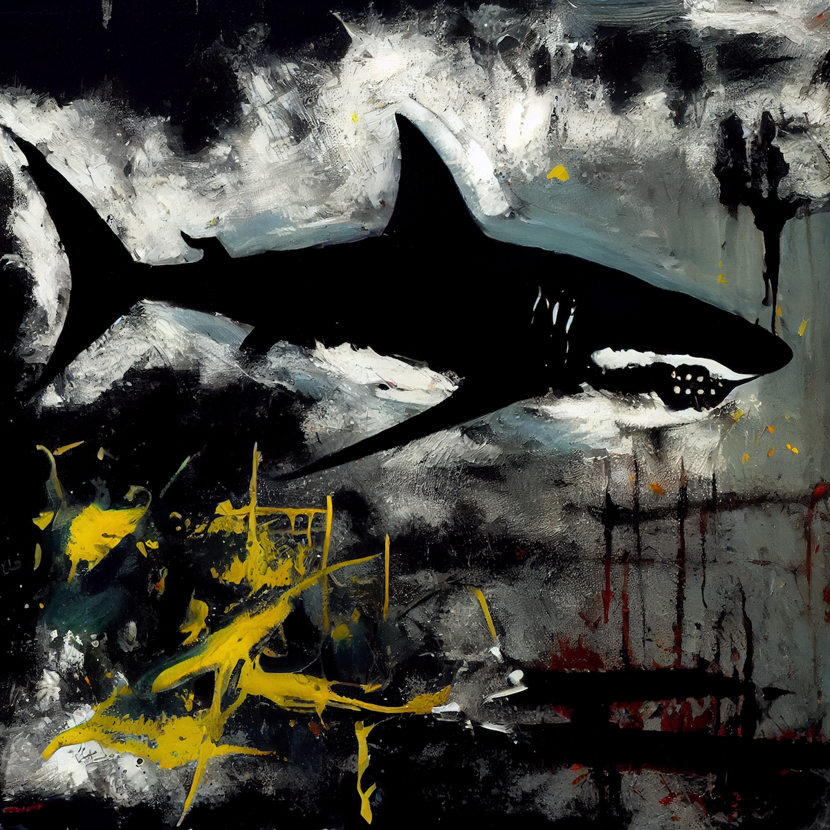 Abstract Shark by Kimi #62