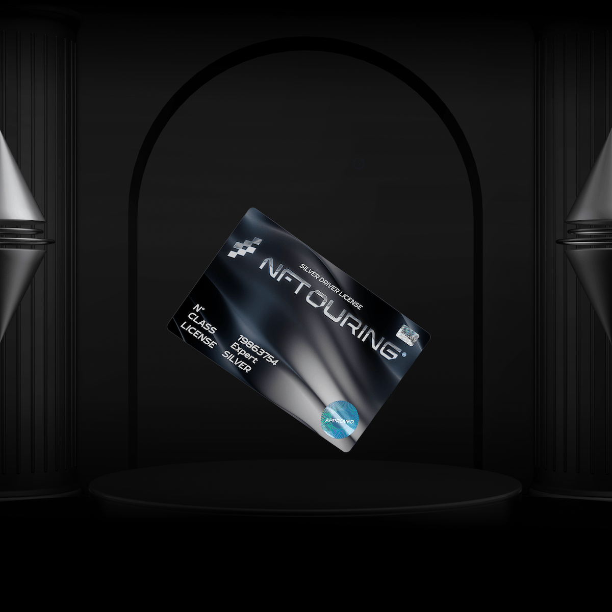 NFTouring Silver Driver License #14